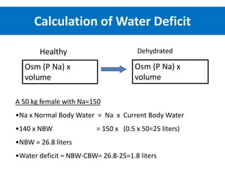 Understanding Fluid Balance Calculation for OSCE