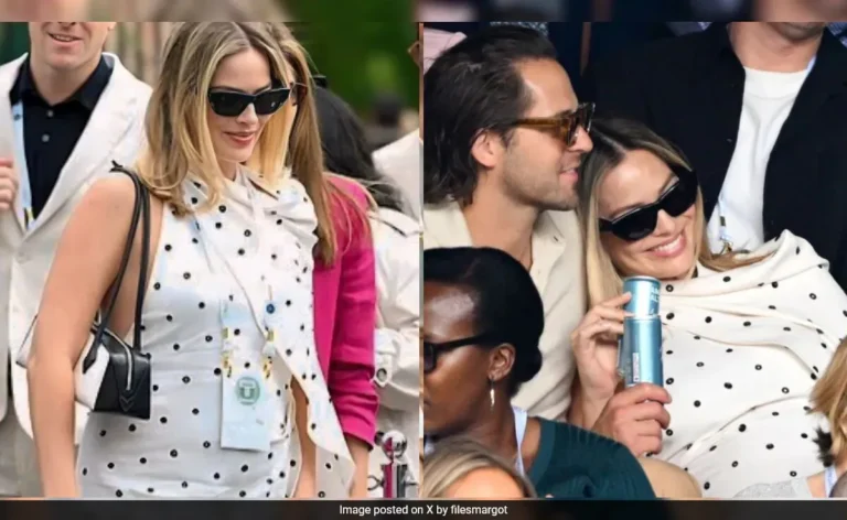 Pregnant Margot Robbie Showing up At Wimbledon 2024 Tournament