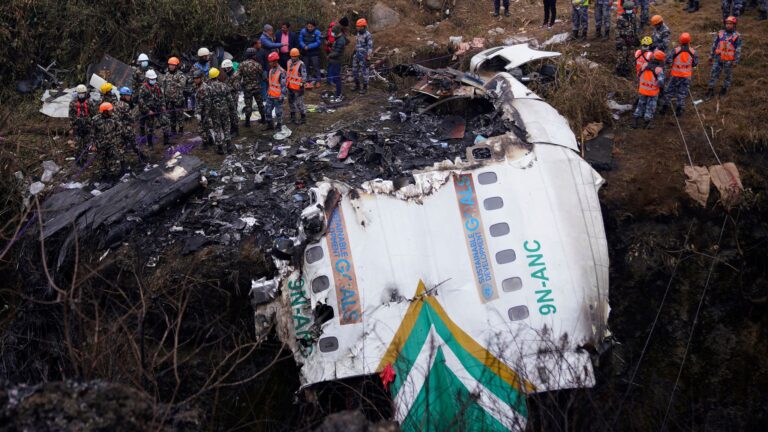 Nepal plane crash Leaving: Only pilot Surviving Leaving 18 Dead