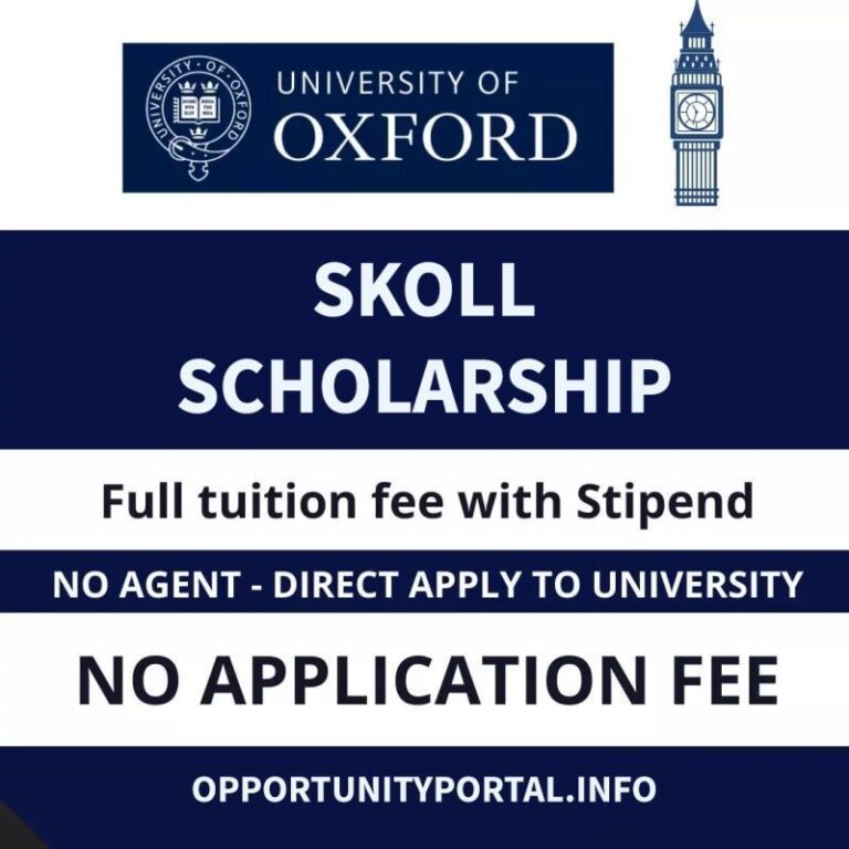 The Skoll Scholarship For MBA Studies 2025 Fully Funded