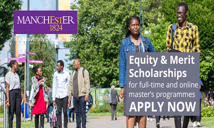 Manchester Equity And Merit Scholarships For International Students 2025