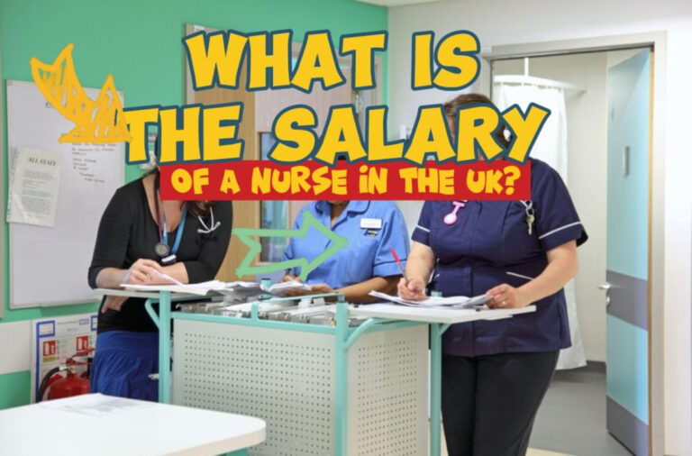 What is the salary of a nurse in the UK?