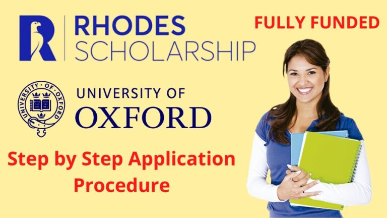 Rhodes Global Scholarships 2025 in the UK Fully Funded